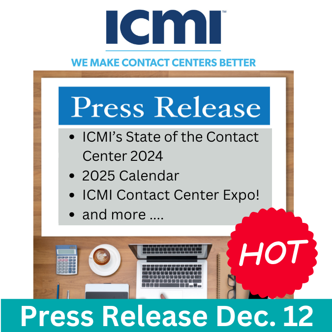 ICMI's State of the Contact Center in 2024 report shows 66% of centers are adopting AI, with a focus on hybrid work models and AI training. The 2025 calendar features new certifications in AI in the Contact Center, plus Contact Center Expo dates and more. bwnews.pr/4ixS4Cz