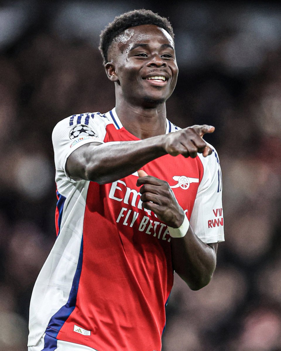 ESPNUK's tweet photo. Bukayo Saka has 21 G/As in all competitions this season 😮✨ https://t.co/v9D7MOT3ud