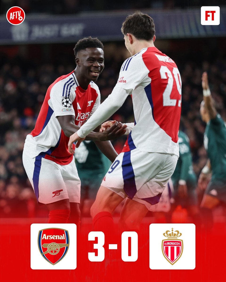 AFTVMedia's tweet photo. A dominant performance in North London 🤩 https://t.co/uFd95RsFQM