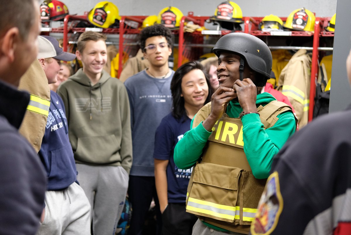 Today we were happy to host <a href="/HSSD/">Howard-Suamico Schools</a> students for, "Civics Day." Department heads were able to speak to their roles in local government and potential career opportunities. They also heard from elected officials, ran through a mock election and toured Fire Station 1. - AK #Suamico