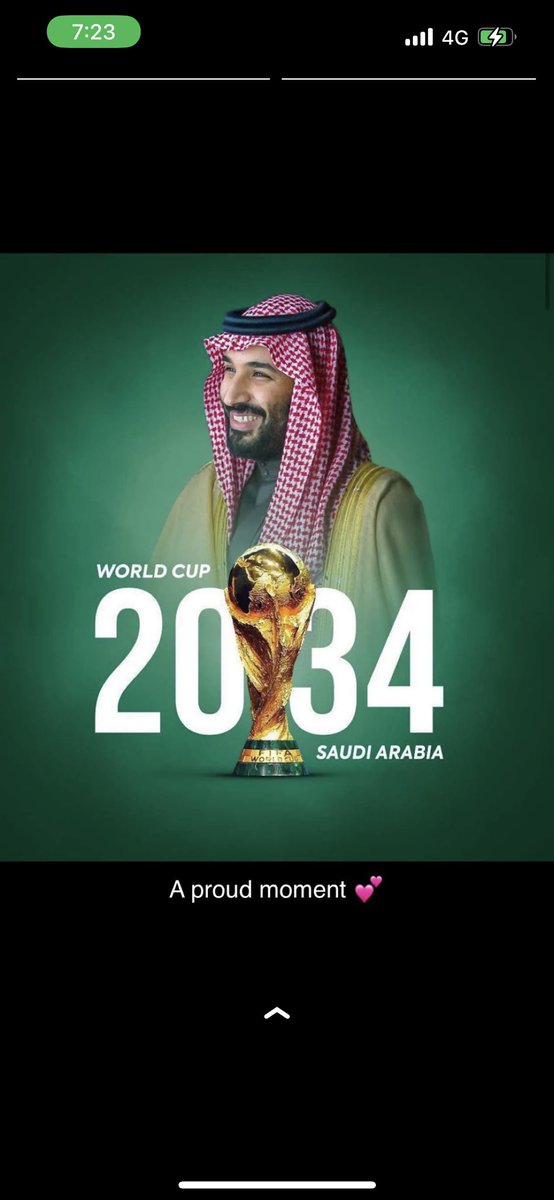 moonimoon15's tweet photo. #كاس_العالم_2034
#نحلم_ونحقق  
#السعودية  يافخرنا ❤️ https://t.co/vrWOO2mWvW