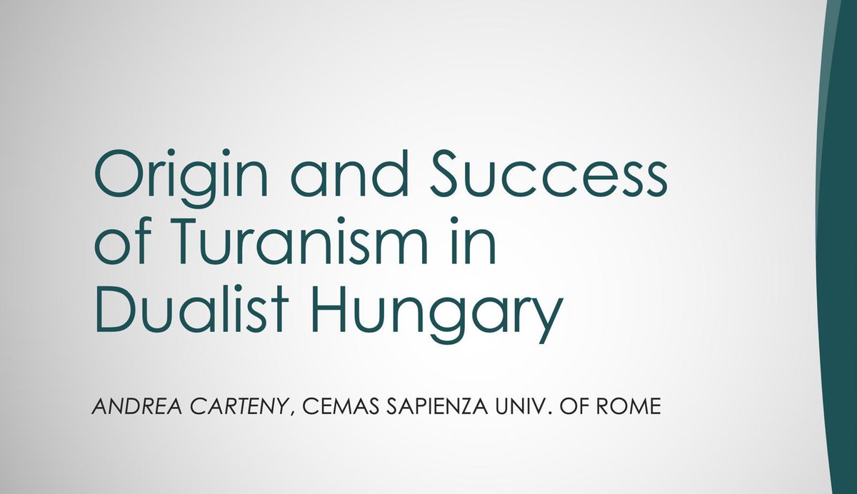 bandicary's tweet photo. Very interesting the annual #Asiac #conference #CentralAsia with exciting #topic such as #Turan #turanism and #Hungary during #Dualism @Geopoliticainfo @AlessiaRutigli2 https://t.co/CEYP16xTYU