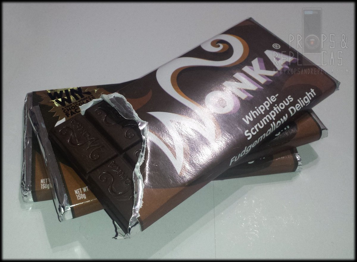 Prop_Replicas's tweet photo. Charlie and the Chocolate Factory - Wonka Bar Replica.
#wonka #propsandreplicas #props #prop
