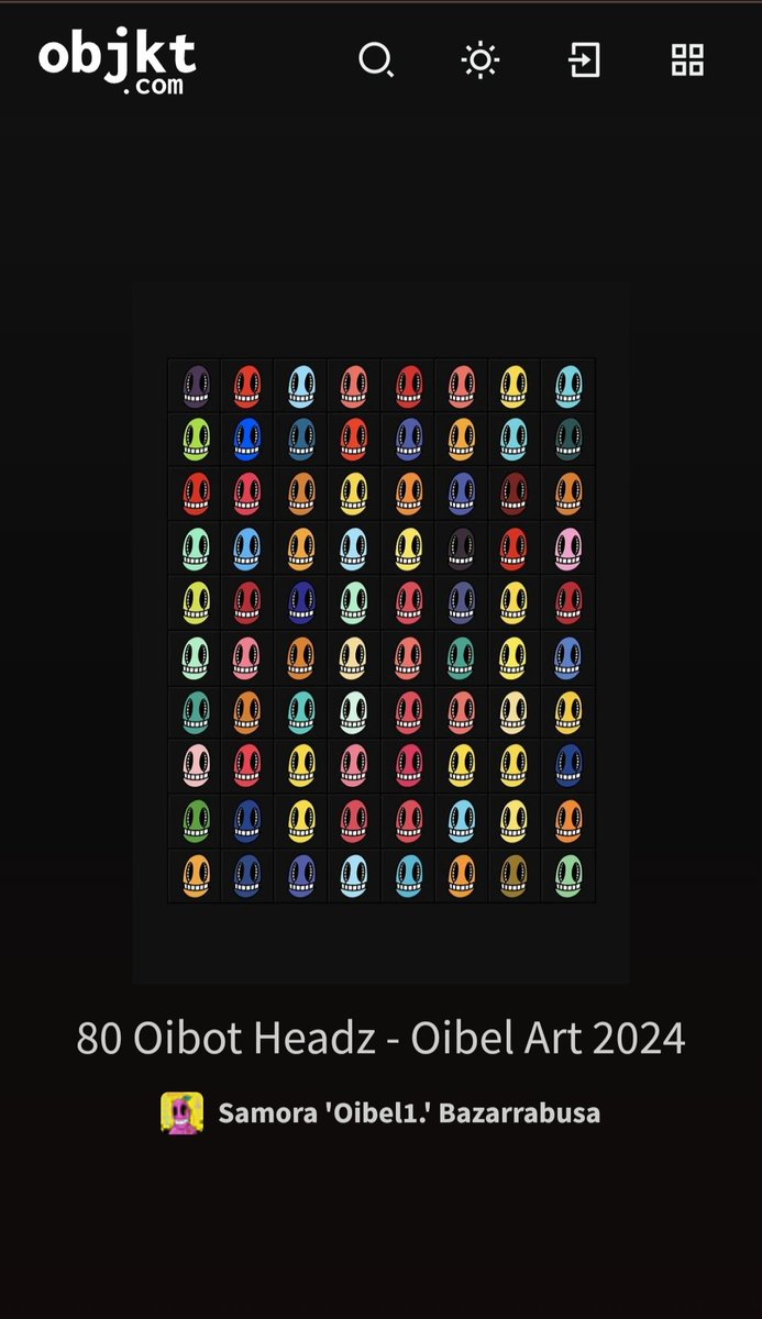 oibel1's tweet photo. catch me on the front page of @objktcom as part of the #dailycuration and day one of #200tez ๐ฅ๐ซถ๐พ https://t.co/ZXKBVYOhvN