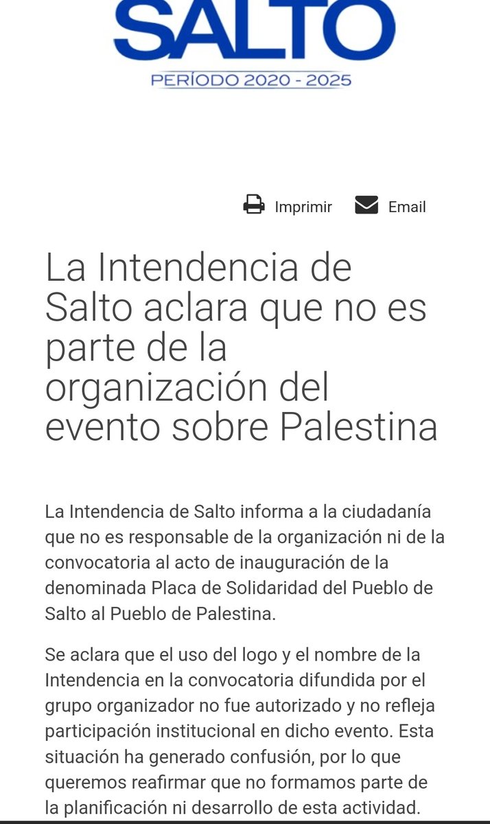 AndresLimaFA's tweet photo. Aclaración oficial de la @id_salto https://t.co/MiiGNK2ora