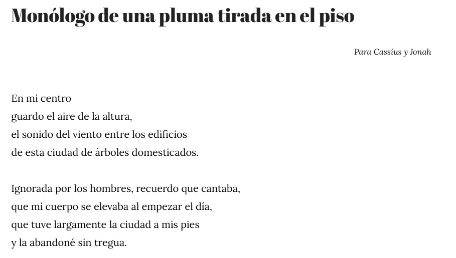 Manuel Iris nos regala estas bellísimas letras