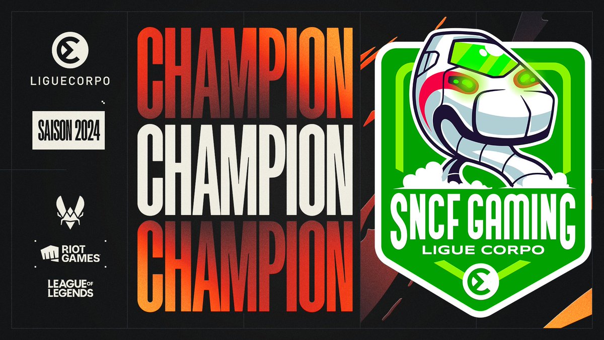 Ligue Corpo (@liguecorpo) on Twitter photo Et les gagnants de cette saison 2024 sont...🥁
<a href="/SNCFNumerique/">SNCF Numérique</a> ! 🏆
Félicitations à eux pour l'acquisition de leur toute première étoile ! ⭐ Et les gagnants de cette saison 2024 sont...🥁
<a href="/SNCFNumerique/">SNCF Numérique</a> ! 🏆
Félicitations à eux pour l'acquisition de leur toute première étoile ! ⭐