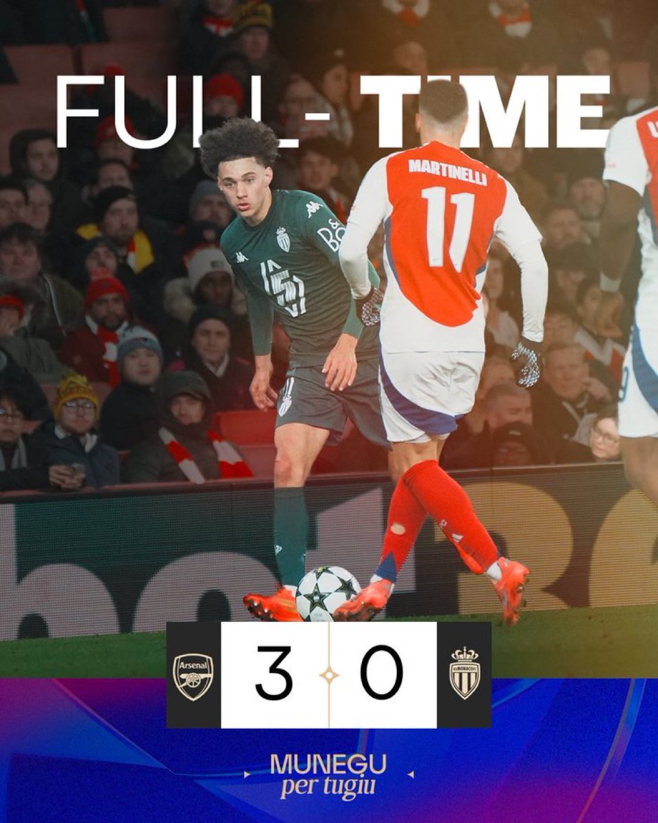 AS_Monaco_ES's tweet image. 𝗙𝗶𝗻𝗮𝗹 🔚

3⃣-0⃣ #ARSASM