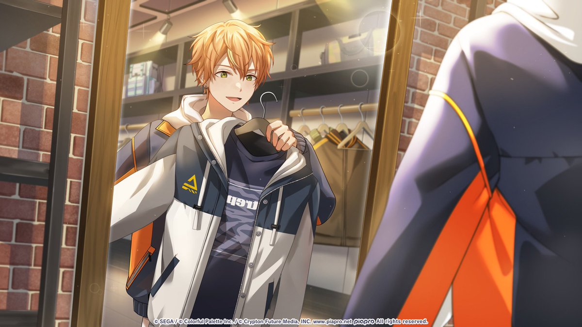 ColorfulStageEN's tweet photo. Fashion reflects who you are as a person~

Akito's keen eye for fashion is like no other. 👕✨

Do you have an eye for fashion?

🎨: Kadeart (@kadeart)

#ColorfulStageActivities https://t.co/PEn3agyU4J