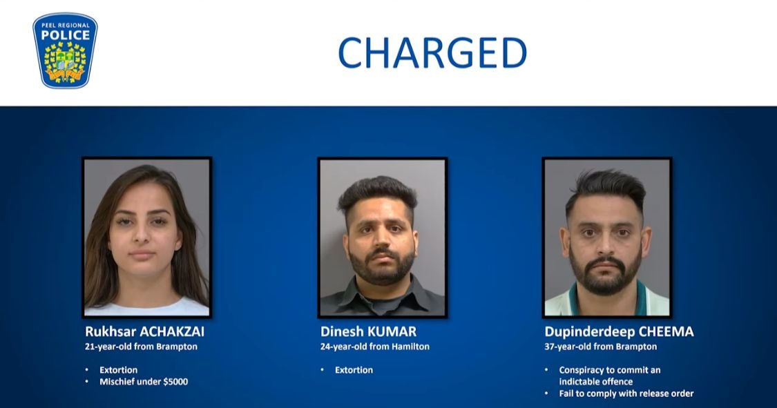 ymediagroup's tweet photo. Y Media Breaking News: Peel police seize firearms and arrest multiple suspects in extortion cases targeting South Asian business community
Read more at: https://t.co/rGJS8ugrQr
@PeelPolice
#YMedia #YMediaGroup #YMediaHeadlines #PeelPolice #ExtortionCases #SouthAsianCommunity #Brampton #Mississauga #BreakingNews #YMedia