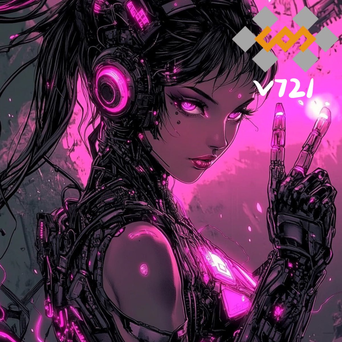 🚀 Introducing the Tokenomics of Our Exclusive NFT Collection! ✨

*Your CyberGirl* 🎆💜

🔹 Total NFTs: 721 unique pieces
🔹 Breakdown:
 • Ordinals : 319
 • CAT-721 : 402

🔹 One-of-a-Kind: No duplicates, every NFT is a unique masterpiece.

🔹 Fixed Supply: No reissues, no