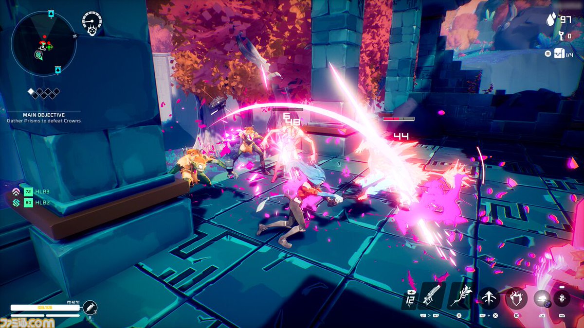 famitsu's tweet photo. オープンワールドローグライトアクション『Hyper Light Breaker』が来年1月15日にPC版アーリーアクセス開始へ。
https://t.co/U8kArYrvi5

名作『Hyper Light Drifter』の開発による最大3人プレイ可能なCo-op対応アクション。やられるたびに新たな世界が生み出される自動生成システムも搭載 https://t.co/fj7tsqMJsV