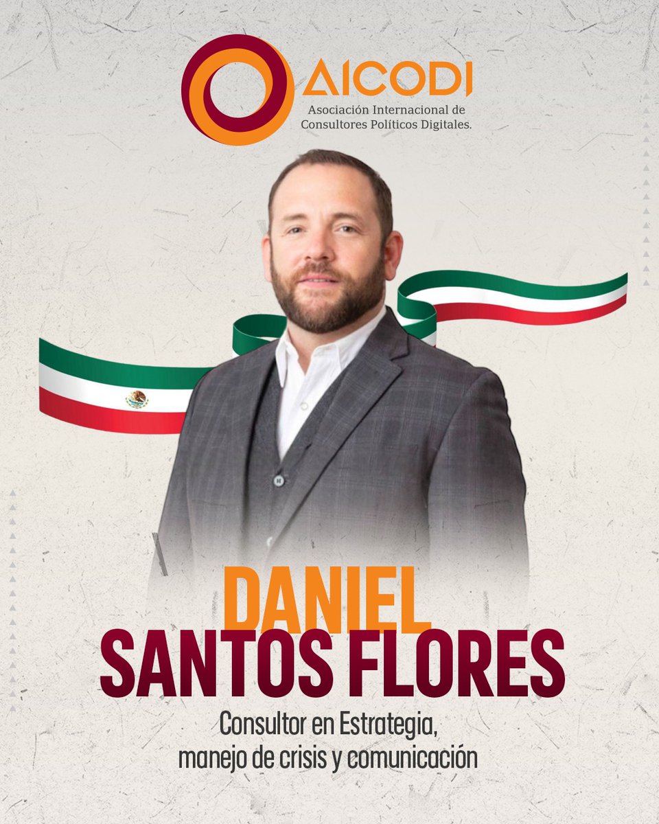 AICODI Oficial (@aicodioficial) on Twitter photo ¡Bienvenido a Aicodi! 🙌🏼
Hoy recibimos en nuestra familia a <a href="/_DanielSantos/">Daniel Santos Flores 🏴</a>, Consultor Político especializado en campañas políticas y gobiernos, conformación de cuartos de guerra, manejo de crisis, generación de contenidos y campañas de contraste. #SomosAicodi! 🧡 ¡Bienvenido a Aicodi! 🙌🏼
Hoy recibimos en nuestra familia a <a href="/_DanielSantos/">Daniel Santos Flores 🏴</a>, Consultor Político especializado en campañas políticas y gobiernos, conformación de cuartos de guerra, manejo de crisis, generación de contenidos y campañas de contraste. #SomosAicodi! 🧡