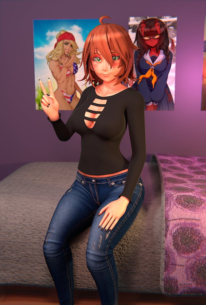 Sue was a good girl that year and now has a new shirt.