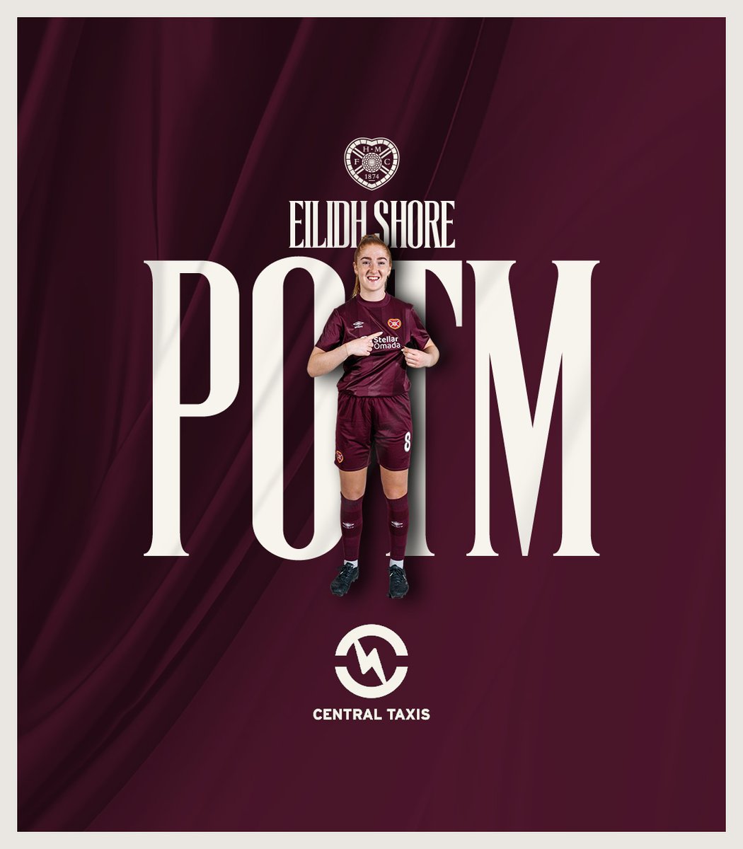 🏆Tonight's Player of the Match sponsored by <a href="/CentralTaxisEd/">Central Taxis Edin</a> is Eilidh Shore 👏