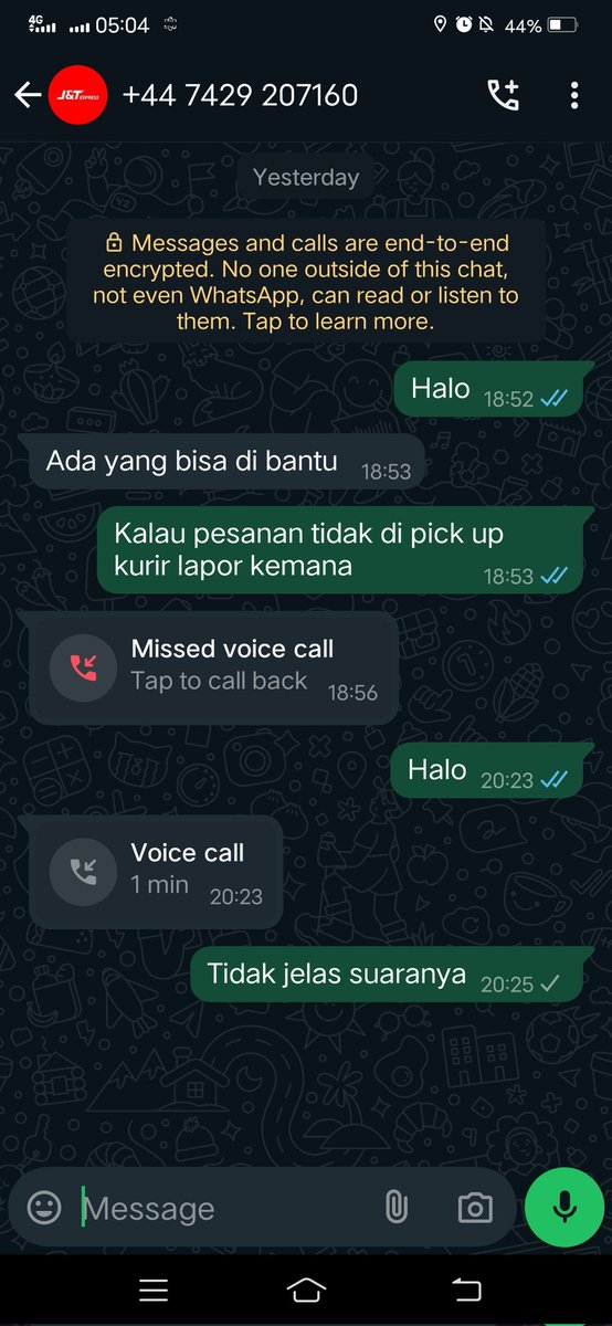 AlNiyat26's tweet photo. Kelakuan cs @jntexpressid langsung main blok, padahal ditelpon tidak jelas dan tidak berniat untuk menyelesaikan masalah https://t.co/UlgqwSQTEA