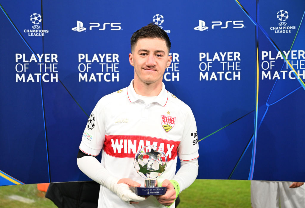 🏆 Congrats, Angelo #Stiller! 🙌🤩🎉

#UCL | #VfBYB | <a href="/VfB/">VfB Stuttgart 1893</a> | <a href="/VfB_int/">VfB Stuttgart_int</a>