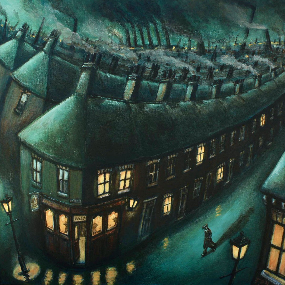 Excellent year for #PubArt 🍻 and this one was right up there 🥳 #TheGrimList2024🎖️

Last Orders (Acrylic on Canvas) by Fox O'Neill