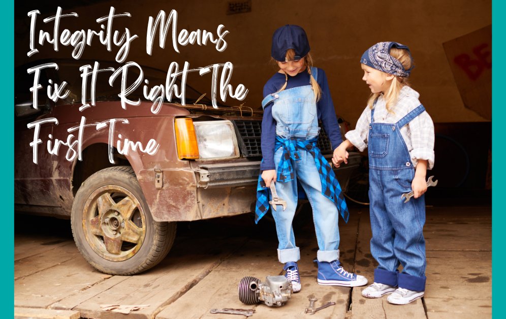 LindaSwindling's tweet photo. Integrity Means Fix it Right the First Time

❓When have you been dealt a mess to clean up?
❓What problems have you had to negotiate that could have been prevented?

https://t.co/Hef1SY4poU

#integrity #thursdaythoughts #doitrightthefirsttime #communication https://t.co/fdrlS1mXkw