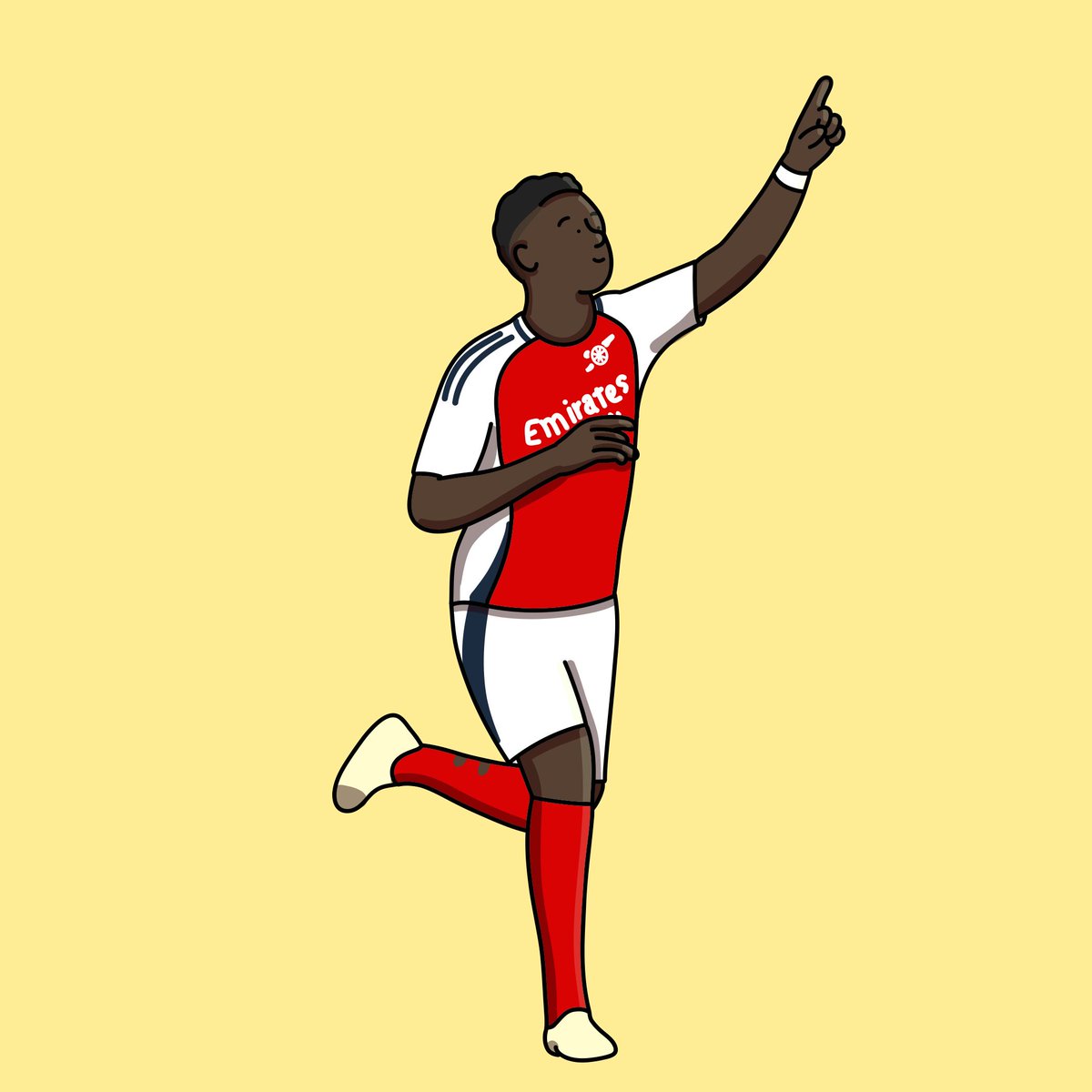 My review of that match is that Bukayo Saka is good