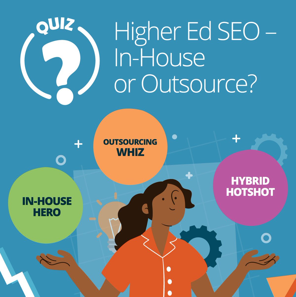 SearchInfluence's tweet photo. Higher ed marketers! Which SEO approach is right for your university? 💻

Allocating your resources effectively helps:
📈 Boost your SEO strategy
🎯 Amplify student recruitment efforts

Take our quiz: https://t.co/zpdWco6BRK.
.
.
.
#HigherEdSEO #SEOStrategy #SearchInfluence https://t.co/U5u9eomOoK