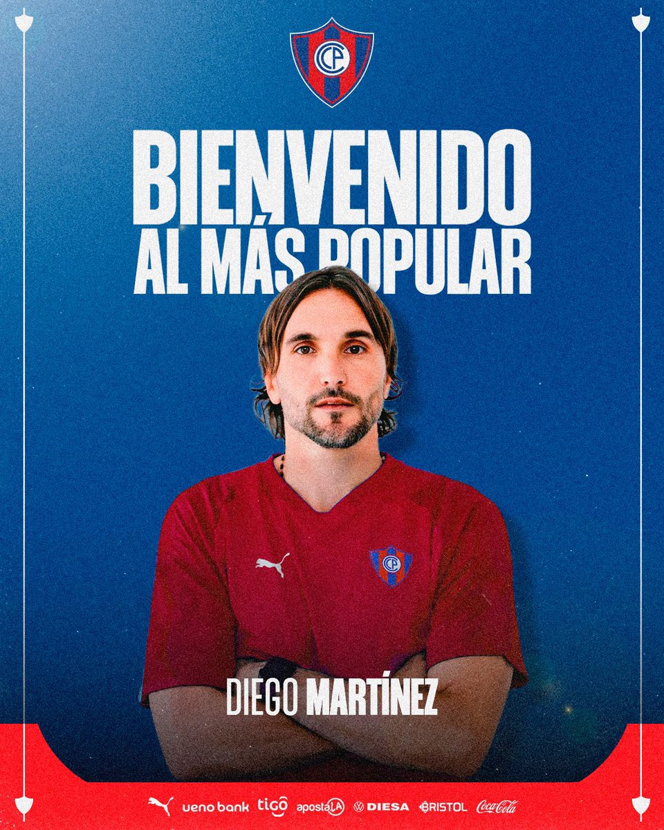 CCP1912oficial's tweet photo. OFICIAL | Diego Martínez es nuevo entrenador del Ciclón de Barrio Obrero 🌪🔵🔴

¡Bienvenido al Más Popular, Profe! 🫡 https://t.co/e9k8DhlmsN