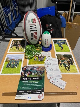 Club information table at Grove Academy Winter Fayre today. Thanks for the invite :)
It's our final youth training session of the year this Sunday, 10am at Slough RFC. New players are welcome and no experience is necessary. Give Rugby A Try!