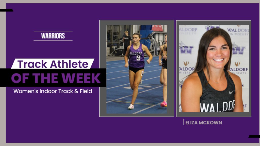 WaldorfWarriors's tweet photo. Eliza McKown earns Week 1: GPAC Women https://t.co/yKcjxUdwRM https://t.co/7Ftm9d17B3