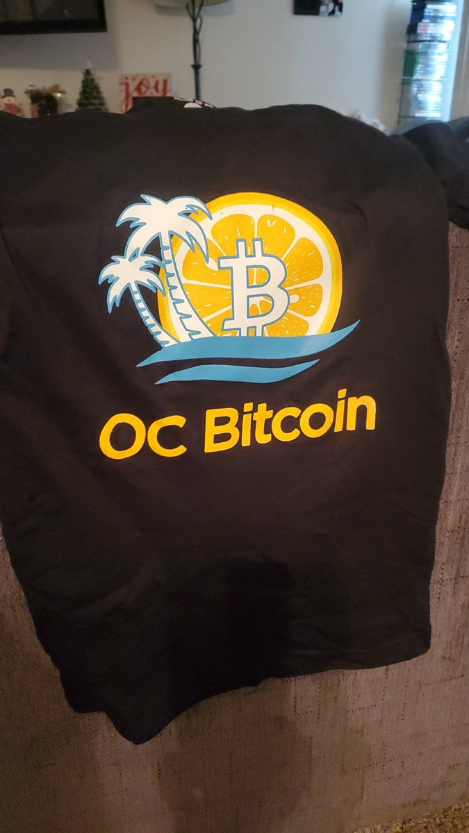 New OC bitcoin Tees from <a href="/ProofofInk/">Proof of Ink, BTC Designs</a> ready for the Satsmas party! Be sure to come to nab a shirt before they are GONE!