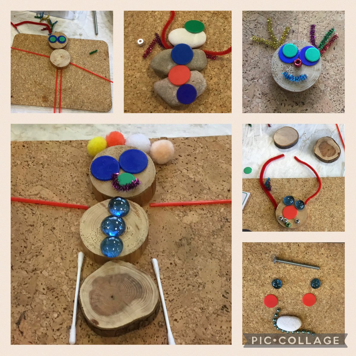 Lots of lovely Christmas pictures made during loose parts play this week. 🎅☃️