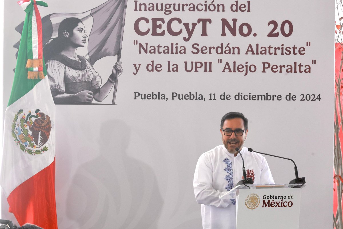 IPN (@ipn_mx) on Twitter photo ¡Día histórico! Hoy fueron inauguradas por la presidenta <a href="/Claudiashein/">Claudia Sheinbaum Pardo</a>, así como por autoridades del estado de Puebla y del #IPN, las instalaciones del Centro de Estudios Científicos y Tecnológicos N° 20 “Natalia Serdán Alatriste” y de la Unidad Profesional Interdisciplinaria de ¡Día histórico! Hoy fueron inauguradas por la presidenta <a href="/Claudiashein/">Claudia Sheinbaum Pardo</a>, así como por autoridades del estado de Puebla y del #IPN, las instalaciones del Centro de Estudios Científicos y Tecnológicos N° 20 “Natalia Serdán Alatriste” y de la Unidad Profesional Interdisciplinaria de
