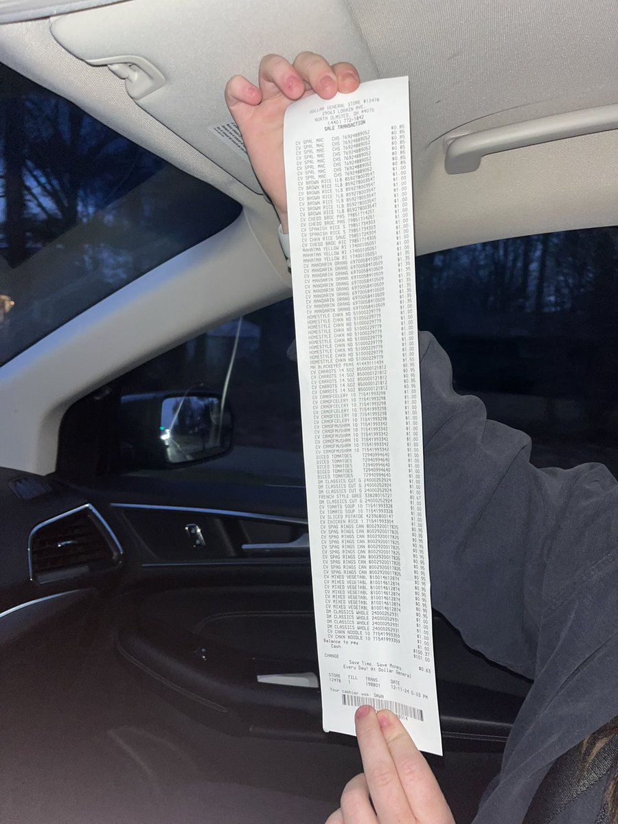 HPE_OFHS's tweet image. A few girls are trying to launch the JUNIOR class back into the food drive grade level competition…check out this receipt! @OFHS_SC @OFHSLeoSpagnola