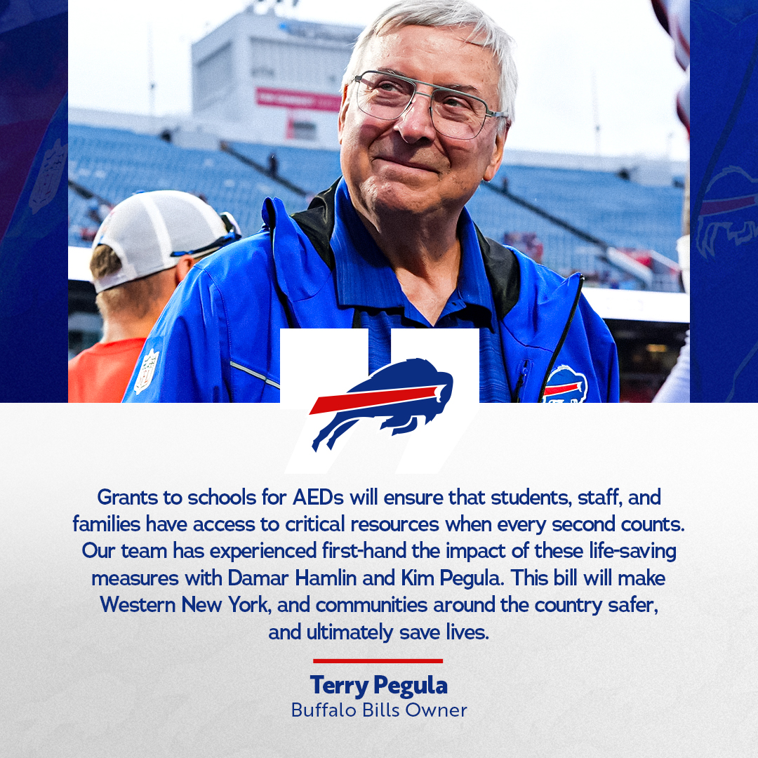 The HEARTS Act has passed!

Learn more about how this law will provide access to AEDs and CPR education in schools: bufbills.co/3BoJd5o