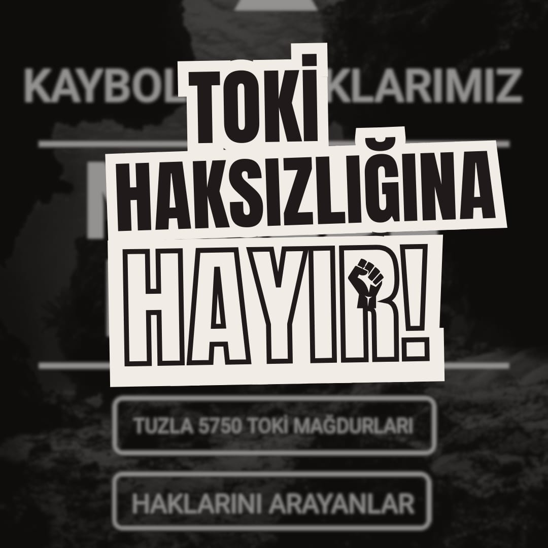 cakirbey69's tweet photo. @murat_kurum TUZLA 5750 HAK SAHİPLERİNİ MAĞDUR ETTİNİZ BAŞTA SÖZ VERDİĞİNİZ HAKLARINI GERİ VERİN 
@csbgovtr @Toki_Kurumsal @murat_kurum @mlsungur @Ayhan19Karaca @ZeybekciNihat  @Akparti 
#tuzla5750magdurları https://t.co/PGvGOgVw5B