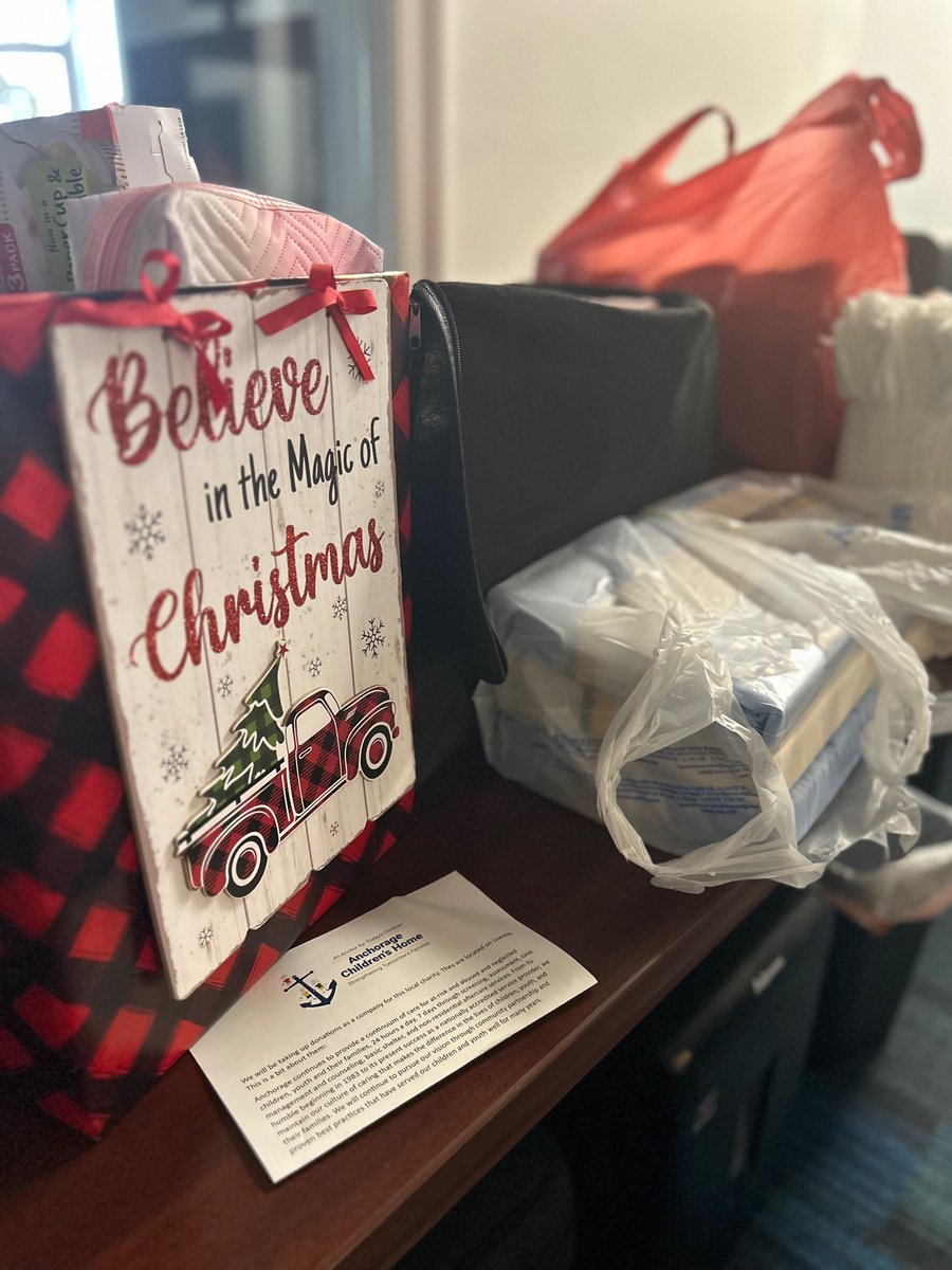 FLA_Architects's tweet photo. THE GIFT OF GIVING  
Florida Architects was happy to donate a much-needed supply of bed linens and bath towels for the emergency shelter at Anchorage Children's Home today. Together, we can all make a difference. https://t.co/CqaWzKsMK8