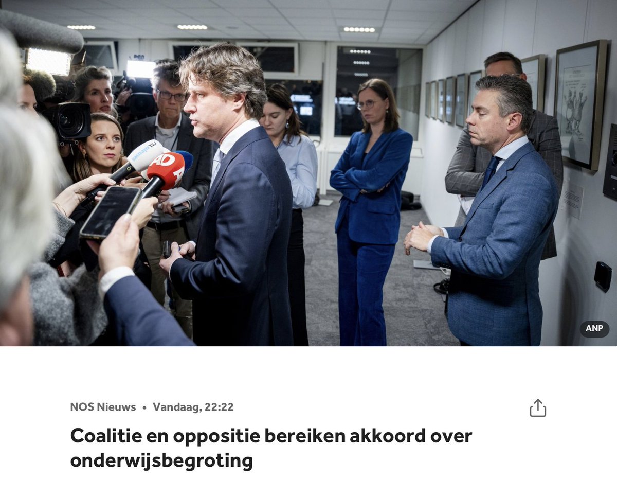 De gedoogpartijen steunen €1,2 miljard aan bezuinigingen op de toekomst van onze kinderen en onze wetenschap. Terwijl een eensgezinde oppositie een unieke kans had dit tegen te houden. Wij blijven strijden om dit onzalig plan alsnog van tafel te krijgen.