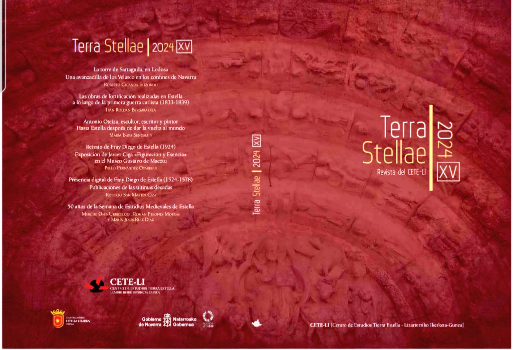 CETE Tierra Estella (@cete_estella) on Twitter photo El jueves 12 de noviembre a las 19:00h el <a href="/Cete_Estella/">CETE Tierra Estella</a> presenta el n° XV de la Revista #TerraStellae en la Casa de Cultura Fray Diego de #Estella.
A la cita acudirán algunos de los autores para presentar sus artículos.
Puedes consultar los artículos y autores aquí 👇 El jueves 12 de noviembre a las 19:00h el <a href="/Cete_Estella/">CETE Tierra Estella</a> presenta el n° XV de la Revista #TerraStellae en la Casa de Cultura Fray Diego de #Estella.
A la cita acudirán algunos de los autores para presentar sus artículos.
Puedes consultar los artículos y autores aquí 👇