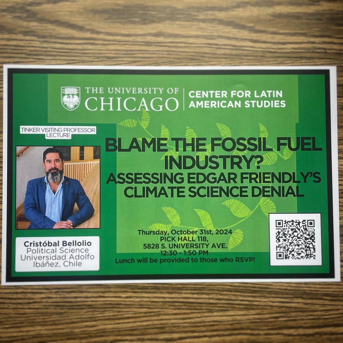 cbellolio's tweet photo. My Tinker Visiting Professorship Autumn 2024 has come to an end. I had an incredible, intense and stimulating time. Many thanks to @UChicagoCLAS @uchidemocracy, @TinkerFdn, and to my amazing students of the “Era of Democratic Pessimism” course. 

Como dice Nicanor, voy &amp; vuelvo https://t.co/caQ7PI2M4X