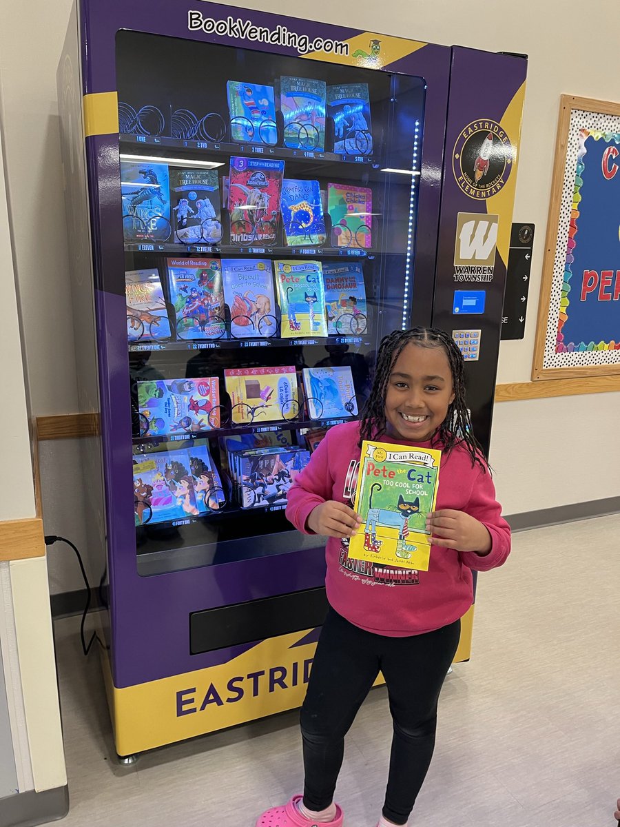 Celebrating our NWEA growth by choosing a book from our book vending machine. #warrenwill #meetinggoals

<a href="/eastridgeelemen/">eastridge elementary</a>