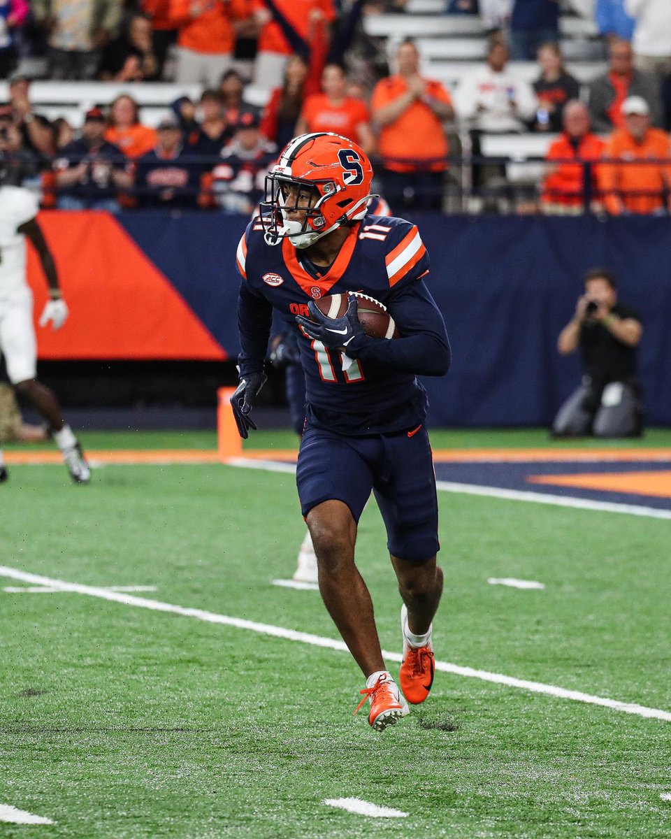 I’m grateful for my time at Syracuse and the relationships that were built. With that being said I will be entering the Transfer Portal with 2 years of Eligibility