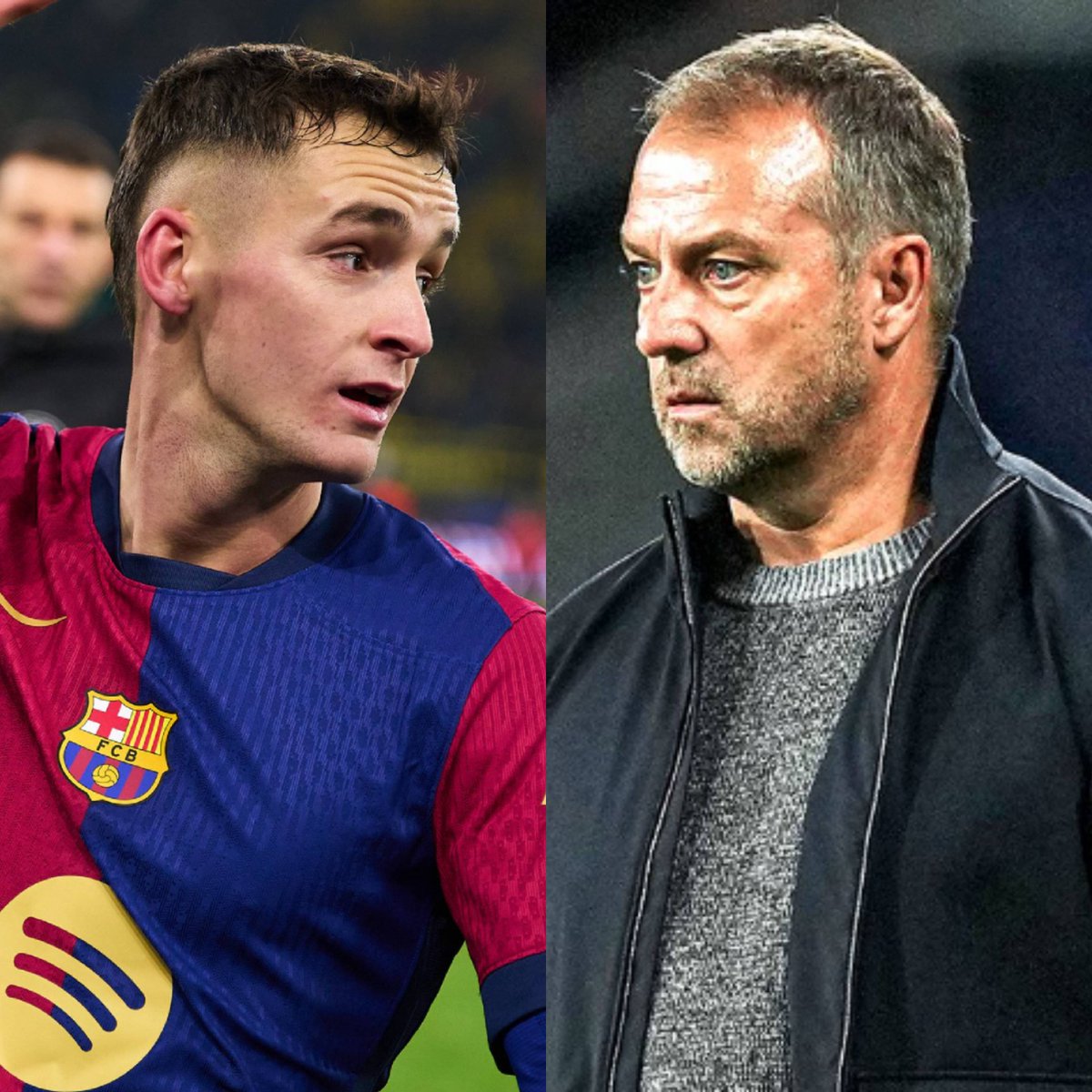 BarcaTimes's tweet photo. 🚨🎙️| Marc Casadó: “I owe everything to Hansi Flick. It's not easy to put a player who played in 3rd division last season on matches like these.” #fcblive https://t.co/R4yFloSKSO
