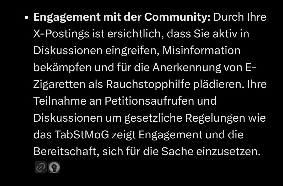 DampfFreiheit's tweet image. So beschreibt mich Grok😊

#THRworks #rauchfrei #ezigarette #vaping