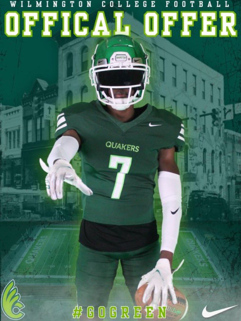 #AGTG Blessed to receive my second offer from <a href="/DubC_Football/">Wilmington Football</a> 
<a href="/Coach_Griffin32/">Kevin Griffin</a> <a href="/nate_brady1/">Nate Brady</a>