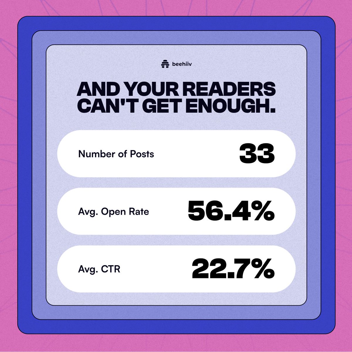 Happy to serve 5.5k writers in the freelance community every Friday with the help of
<a href="/beehiiv/">beehiiv 🐝</a>
I switched over in May and have never been happier! allthingsfreelancewriting.beehiiv.com