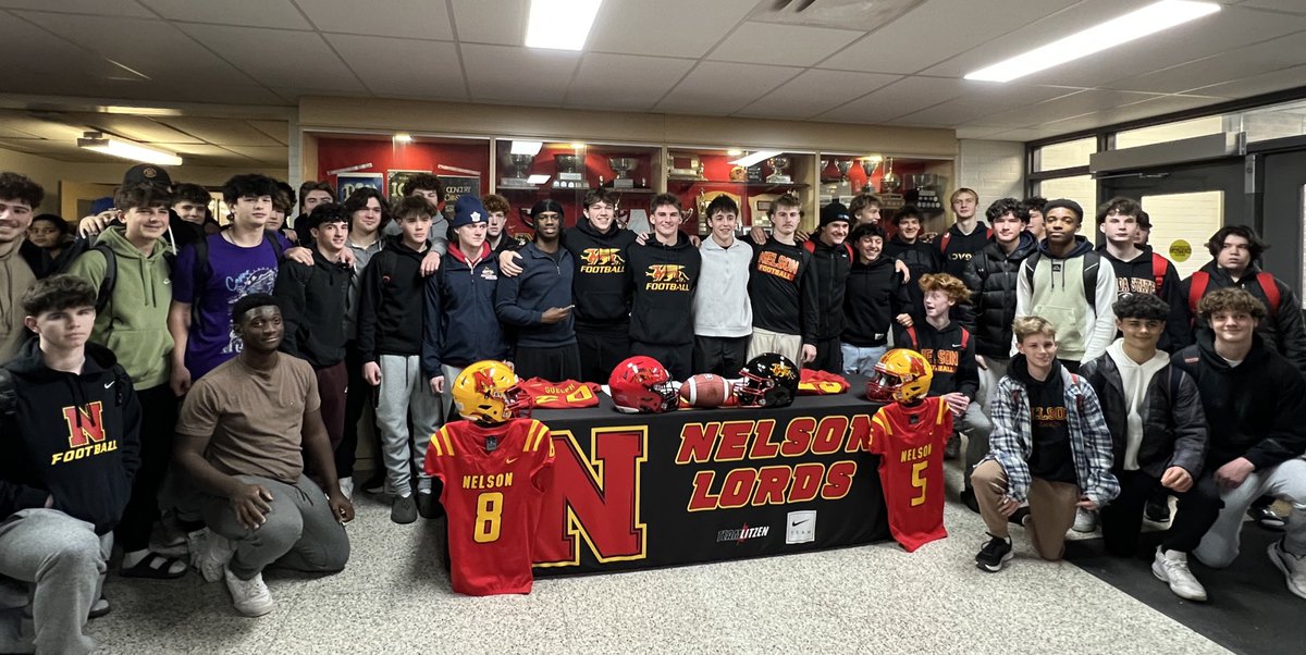 nelsonlordsftbl's tweet photo. Lords FS @CallumDawe_ made it official with @GryphonFB this morning!

While your time at Nelson was brief you leave a lasting impression here as a great player and an even better young man.

Best of luck to you and your family ❤️💛

#NextLevelLords #Lord4Life #GryphonNation https://t.co/SREJ0SB1ym