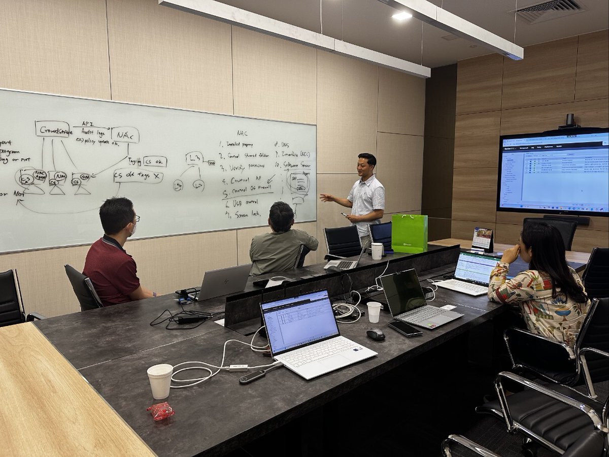 WithGENIANS's tweet image. Genians NAC Tech Sessions in Indonesia, Bangkok, and Singapore were a HIT!  A special kudos to @ProsperaAswind2 More sizzling sessions coming in 2025! Want us in your region? Hit us up at apac@geniasn.com  We&apos;d love to connect! #NetworkAccessControl #ZeroTrustNetworkAccess