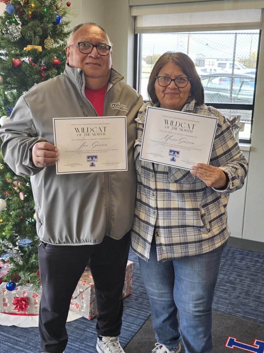 TISD_GoYellow's tweet photo. Shout out to Joe and Marie, our December Wildcat(s) of the month! These two are an incredible team and provide wonderful service to our Special Needs students. They are truly top-notch! https://t.co/jJXgy5qu9n