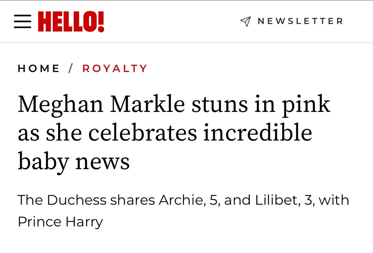 MeghansMole's tweet photo. Only Meghan Markle would make another woman’s baby shower about her https://t.co/eb54ycKgn6