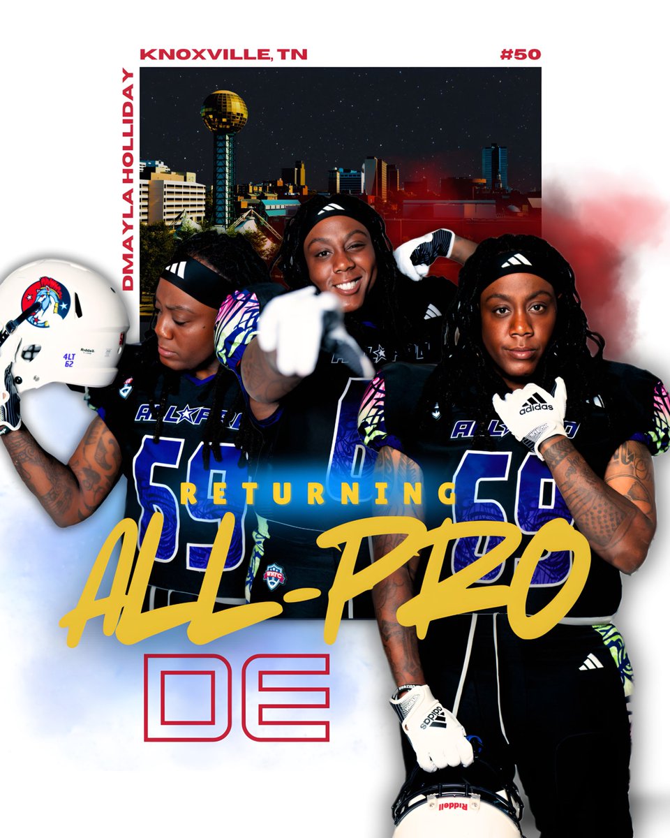TNTrojansFball's tweet photo. Shout out to our returning All-Pros! @hollidayszn_50 @supa_starr5 @locd_drizzy @tvmellow 

Turning heads at IX Cup Weekend was just the beginning. They mean business and nothing is slowing them down as we head into 2025 💪

#thetrojanway #allpro #womenstacklefootball #wnfcproud https://t.co/Fq9SMaFK4i
