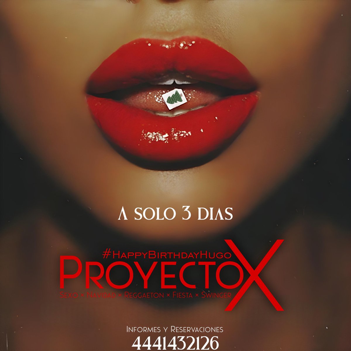 BonAppetitSlp's tweet photo. A solo 3 días!!!

Estas listo para la fiesta? 😈 🔥 Pues trae tus globitos y no te lo pierdas🫦

#ProyectoX https://t.co/e2bcvFQ3pT